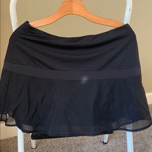 Athlete Black Layered Skort Size M